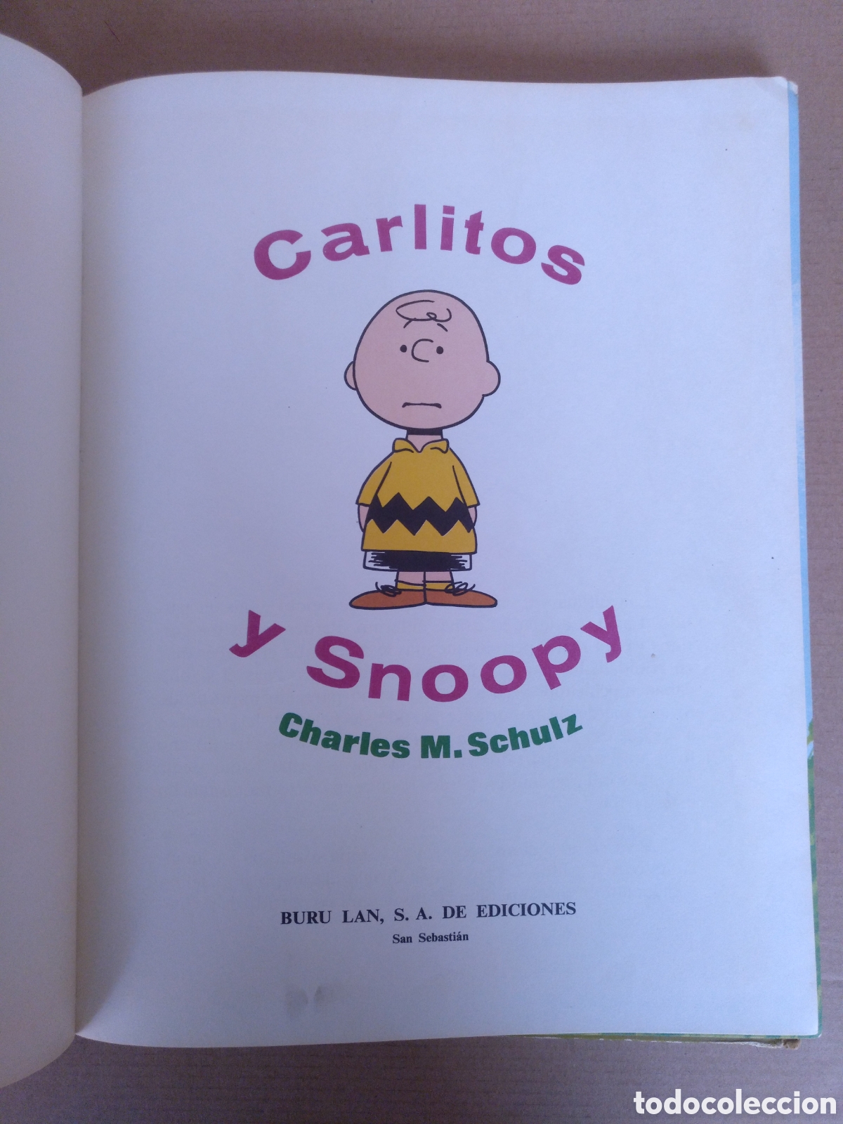 Libros de segunda mano: Carlitos y Snoopy. Charles M Schulz. Versi&oacute;n &iacute;ntegra de la pel&iacute;cula. Bru lan de ediciones 1971 Libro - Foto 2