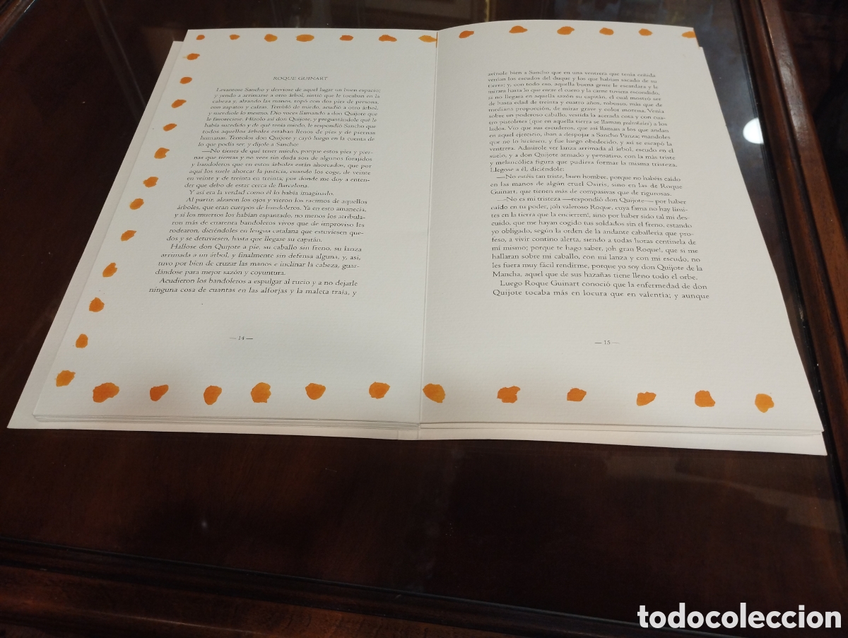 Libros de segunda mano: Fragments del Quijote a&ntilde;o 2005 primera edicion - Foto 3