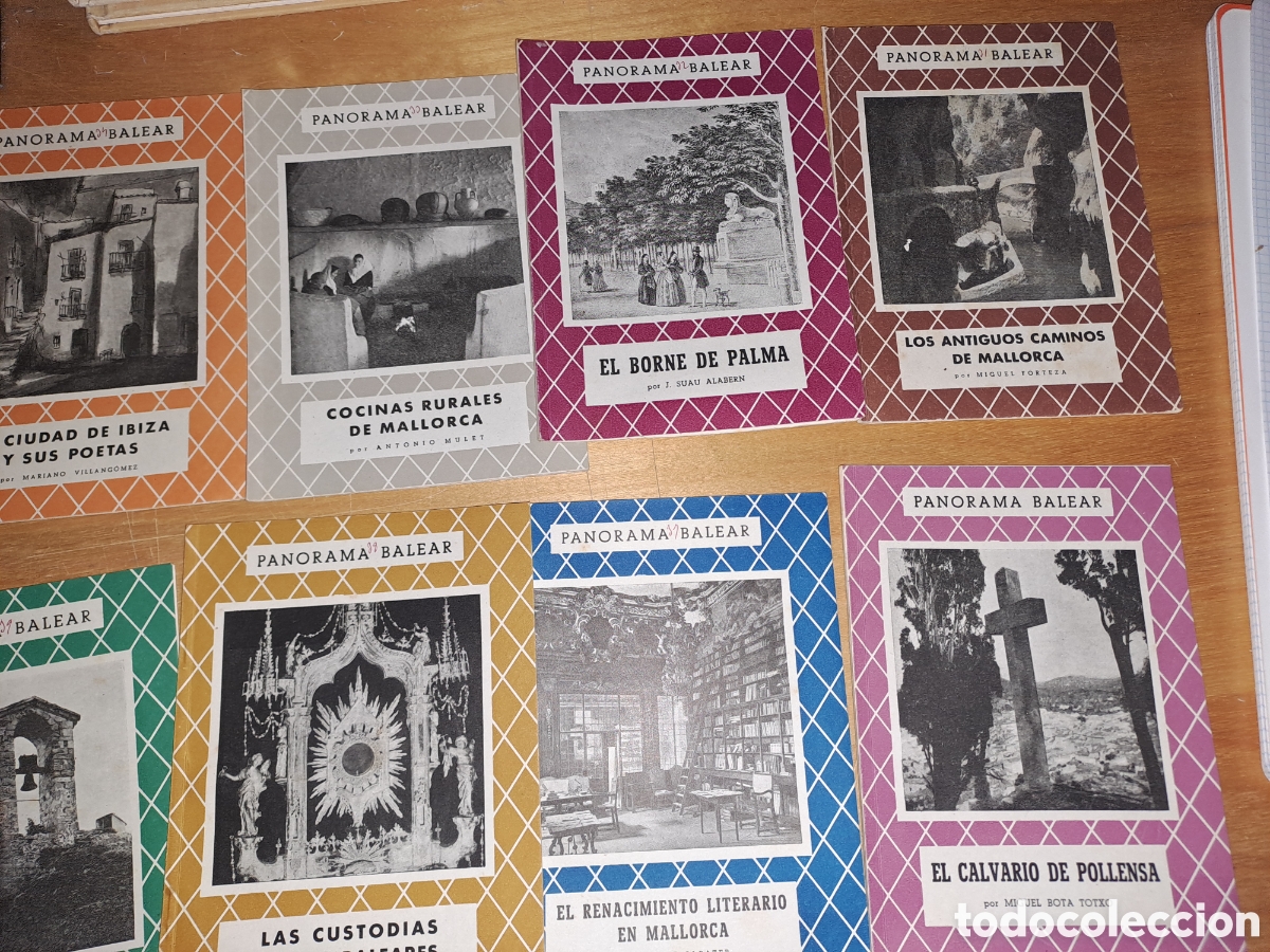 Libros de segunda mano: Panorama balear. Lote 10 vol&uacute;menes. - Foto 2