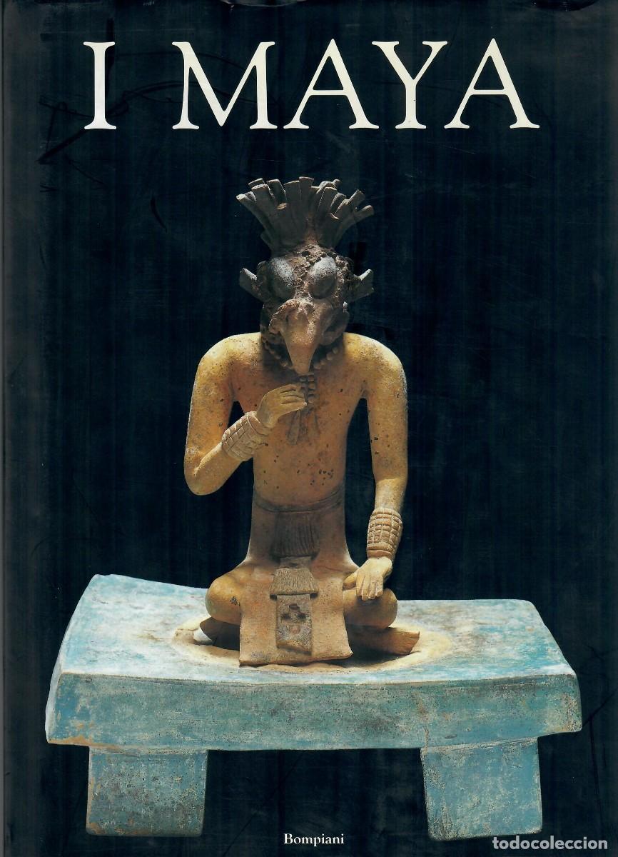 Libros de segunda mano: I MAYA / P. SCMIDT, M. DE LA GARZA - LIBRO EN ITALIANO, GRAN FORMATO