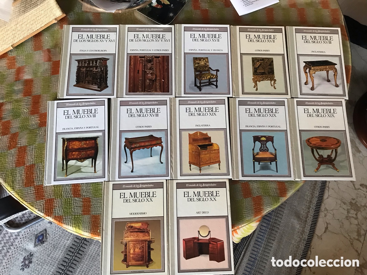 Libros de segunda mano: El mundo de las antig&uuml;edades. El mueble . 12 libros. Planeta agostini