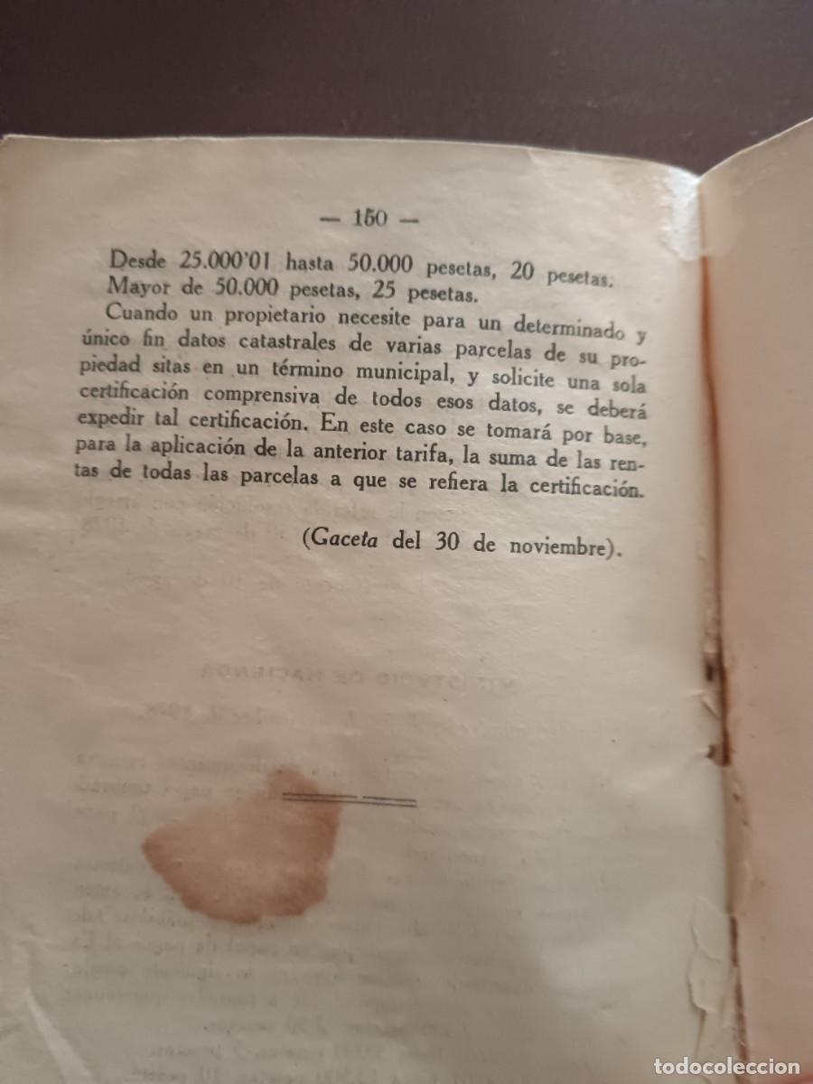 Libros de segunda mano: Libro antiguo: Reglamento del catastro 1929 - Foto 4