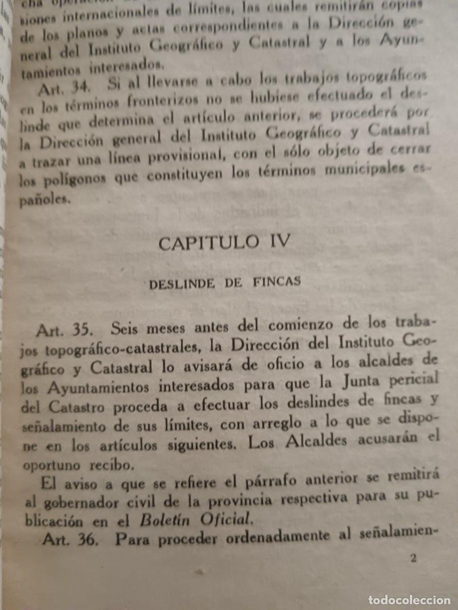 Libros de segunda mano: Libro antiguo: Reglamento del catastro 1929 - Foto 9