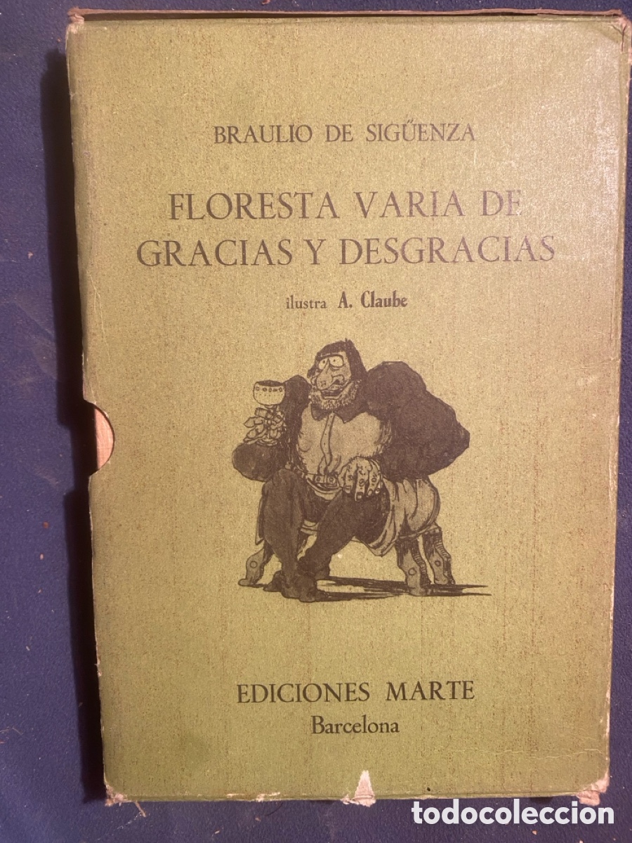 Libros de segunda mano: BRAULIO DE SIGUENZA: - FLORESTA VARIA DE GRACIAS Y DESGRACIAS - (EDICIONES MARTE, 1967)