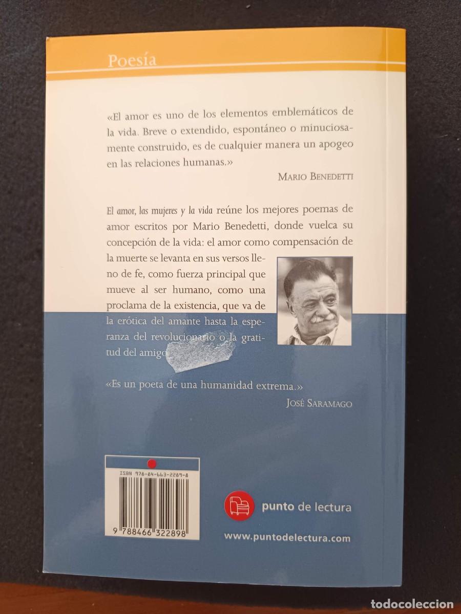 Libros de segunda mano: MARIO BENEDETTI: EL AMOR, LAS MUJERES Y LA VIDA.