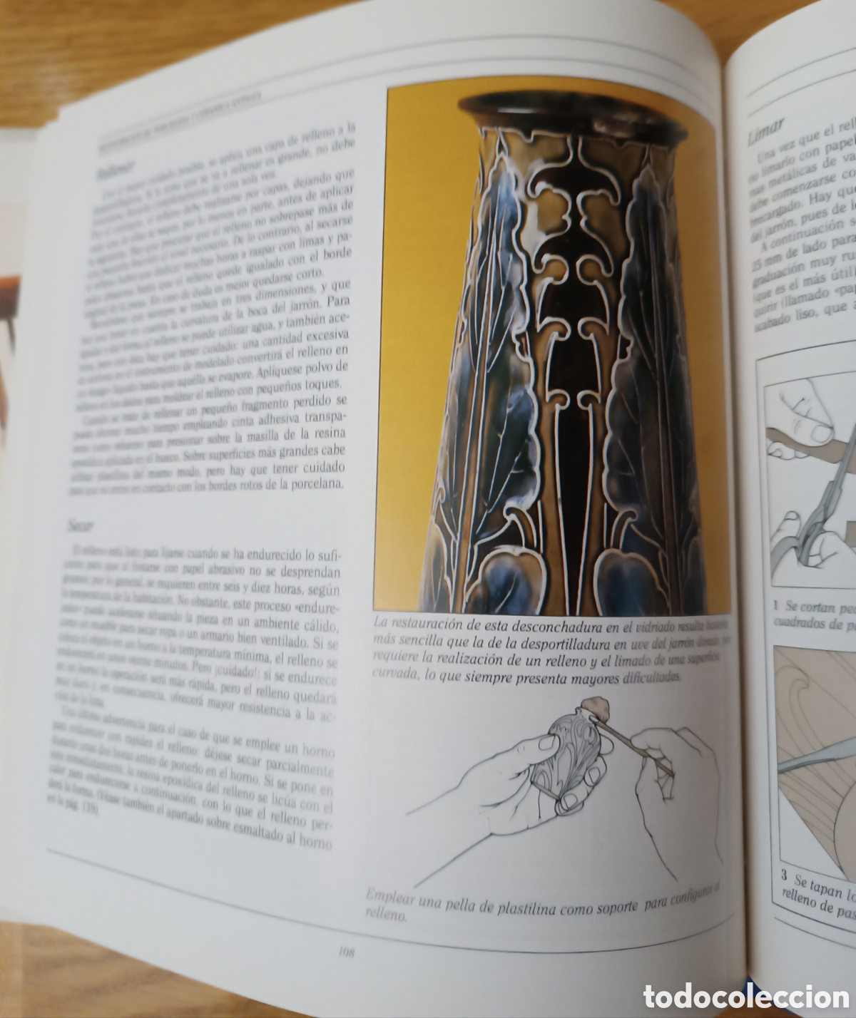 Libros de segunda mano: C&oacute;mo cuidar y restaurar antig&uuml;edades. - Foto 5