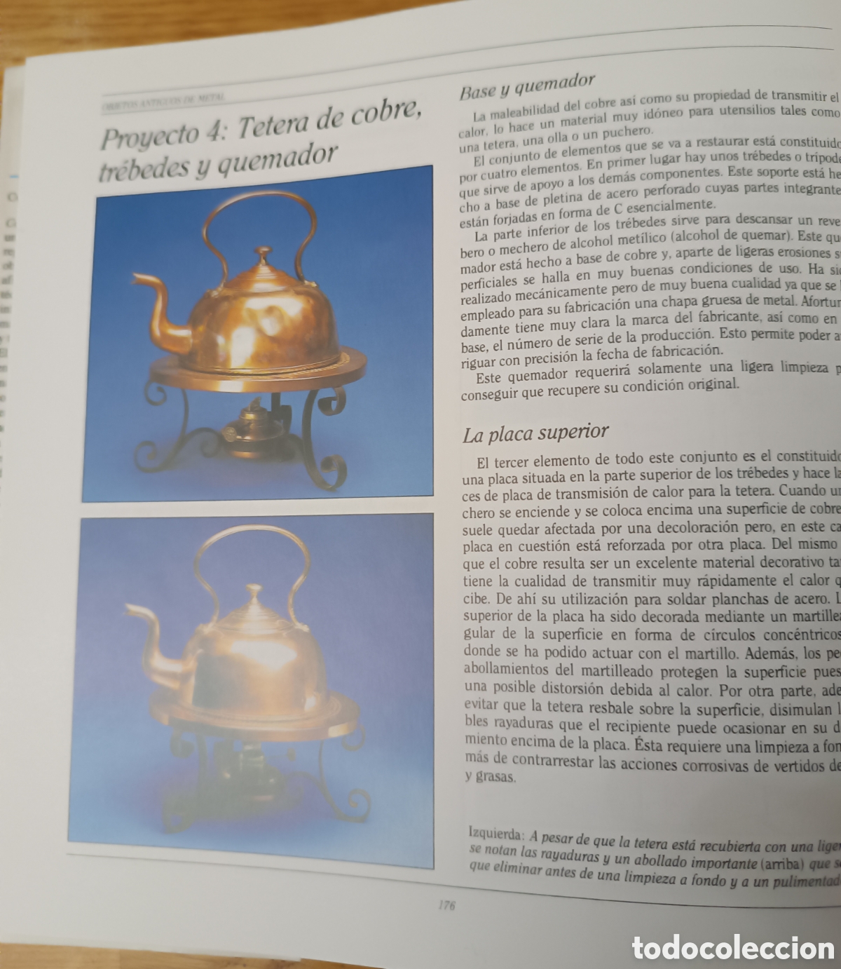 Libros de segunda mano: C&oacute;mo cuidar y restaurar antig&uuml;edades. - Foto 6