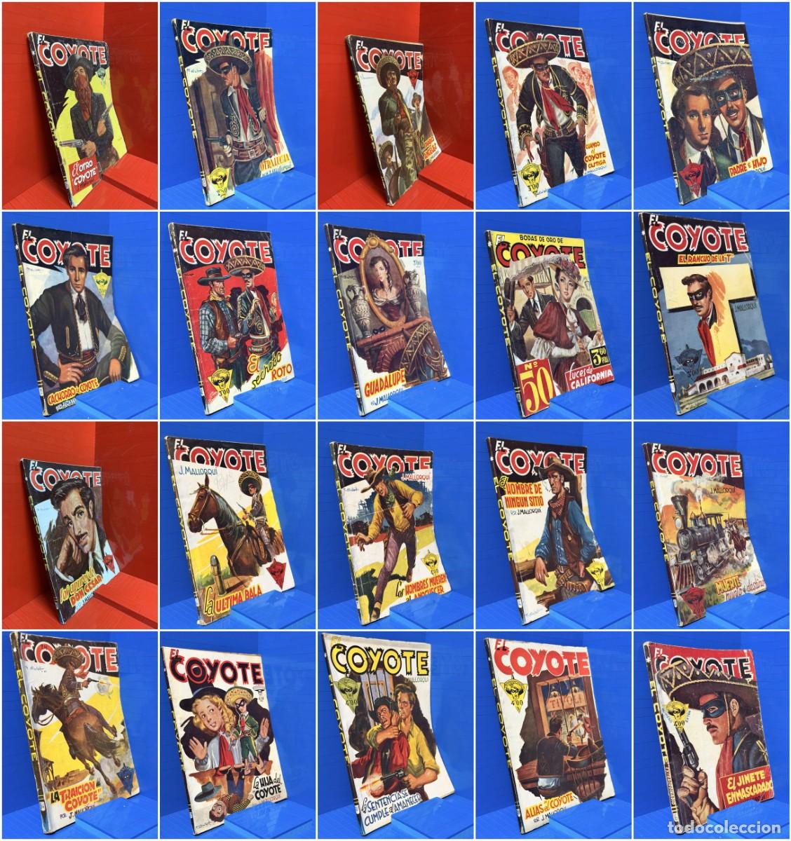 Second hand books: LOTE DE 52 NOVELAS EL COYOTE - JOS&Eacute; MALLORQU&Iacute; - ED. CLIPER - LOTE 4