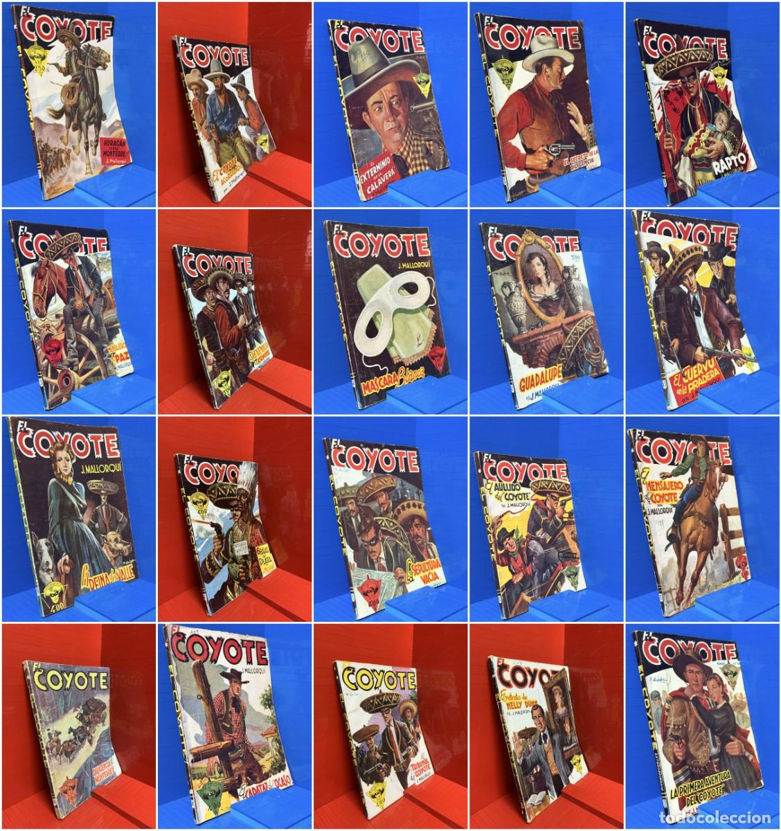 Second hand books: LOTE DE 52 NOVELAS EL COYOTE - JOS&Eacute; MALLORQU&Iacute; - ED. CLIPER - LOTE 5