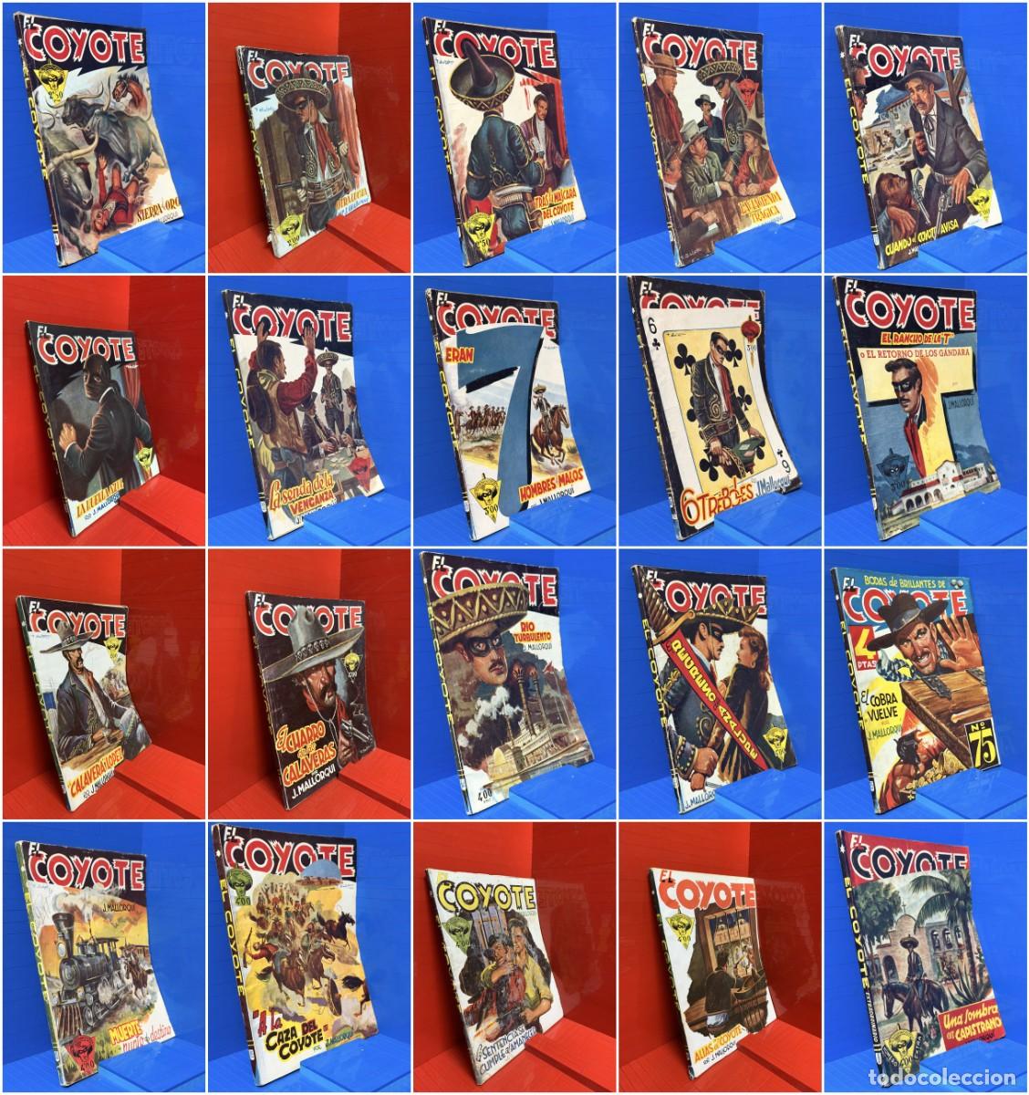 Libros de segunda mano: LOTE DE 52 NOVELAS EL COYOTE - JOS&Eacute; MALLORQU&Iacute; - ED. CLIPER - LOTE 6