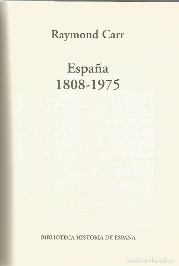Libros de segunda mano: ESPA&Ntilde;A 1808 - 1975 - RAYMOND CARR - Foto 2
