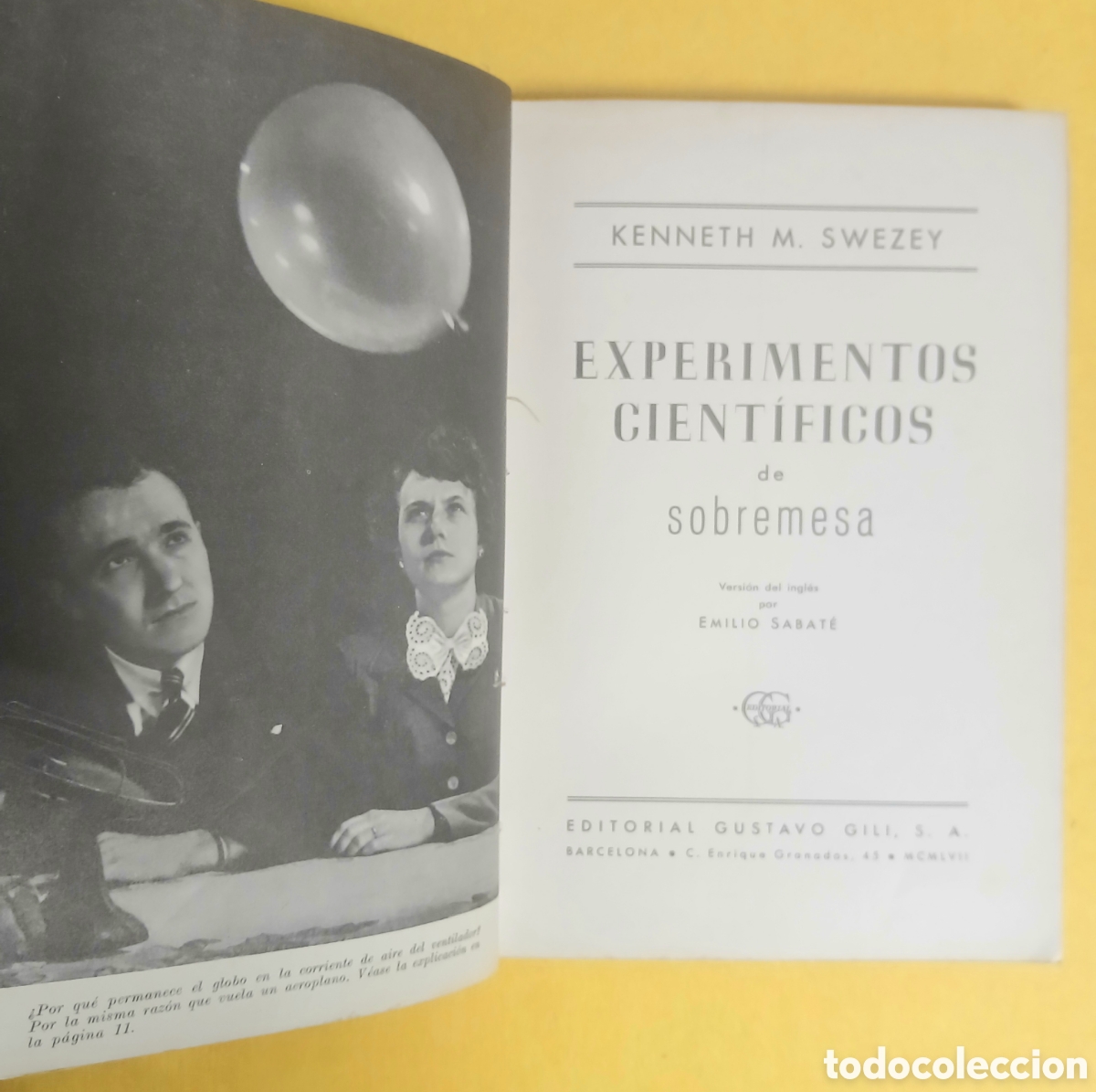 Libros de segunda mano: Experimentos cient&iacute;ficos de sobremesa - Foto 4