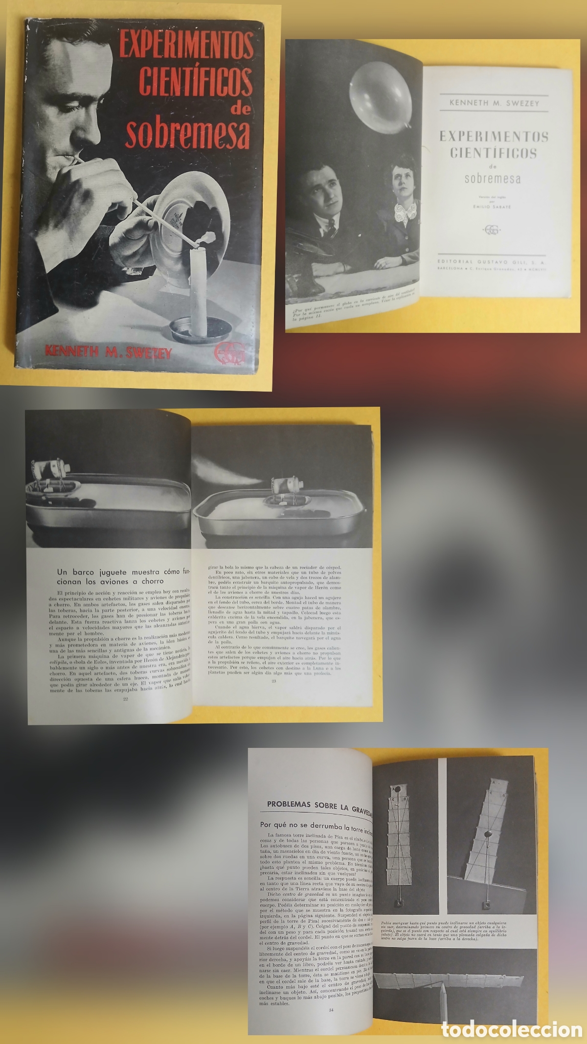 Libros de segunda mano: Experimentos cient&iacute;ficos de sobremesa - Foto 1