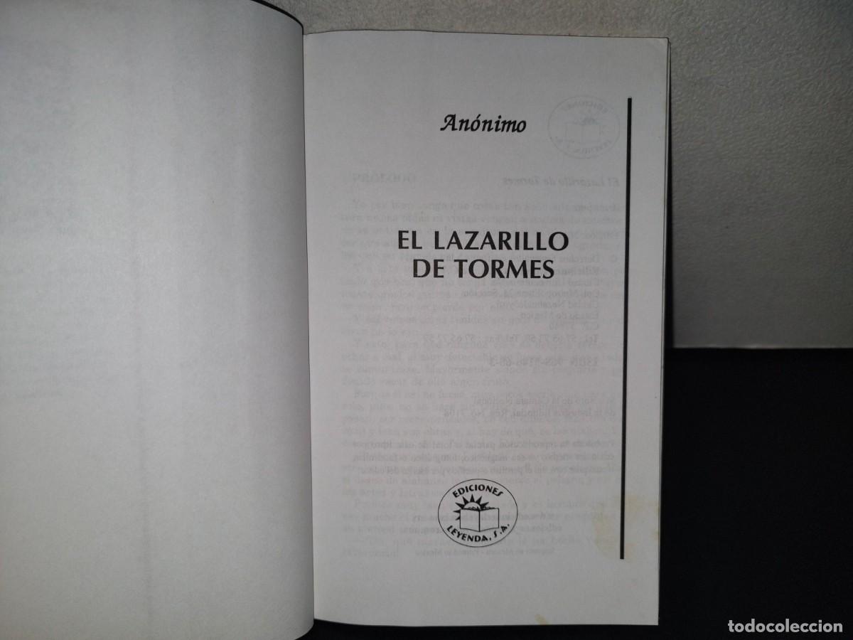 Libros de segunda mano: 220- El Lazarillo De Tormes - An&oacute;nimo . Ediciones Leyenda, S. A., 2011 - Foto 4