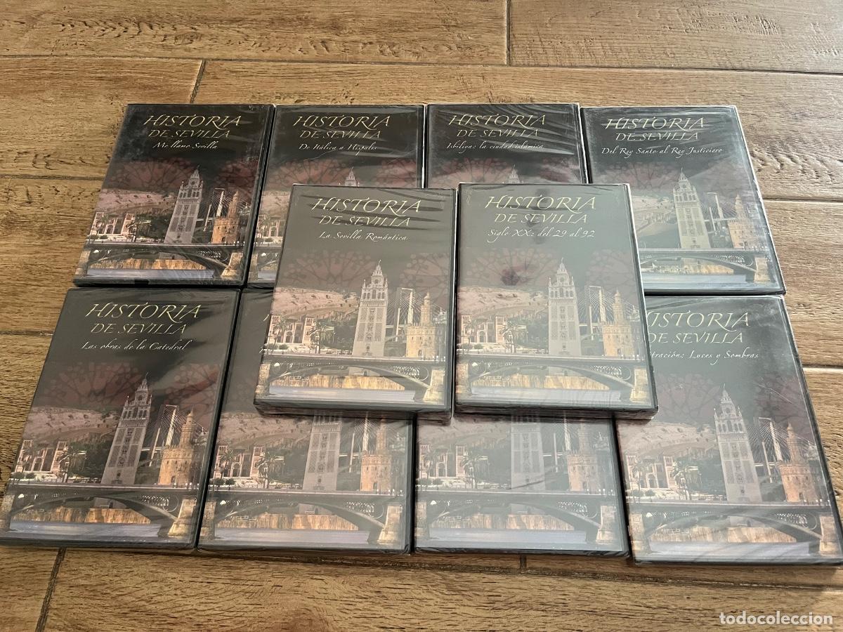 Libros de segunda mano: HISTORIA DE SEVILLA (10 DVD / completo, precintados) - PASTOR, &Aacute;lvaro - ROBLES, Francisco (gui&oacute;n)