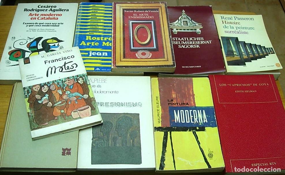 Libros de segunda mano: Lote 10 Libros variados de Arte 1965-1989 Espa&ntilde;ol Franc&eacute;s Alem&aacute;n Le&iacute;dos ver fotos para t&iacute;tulos