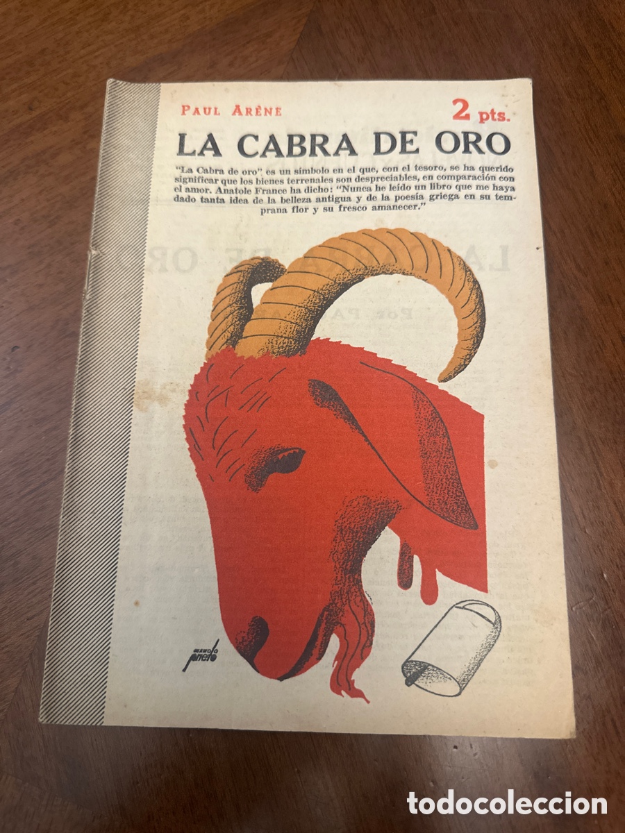 Libros de segunda mano: Revista Literaria n&ordm; 1092. Paul Ar&eacute;ne. La Cabra de oro. A&ntilde;o 1952