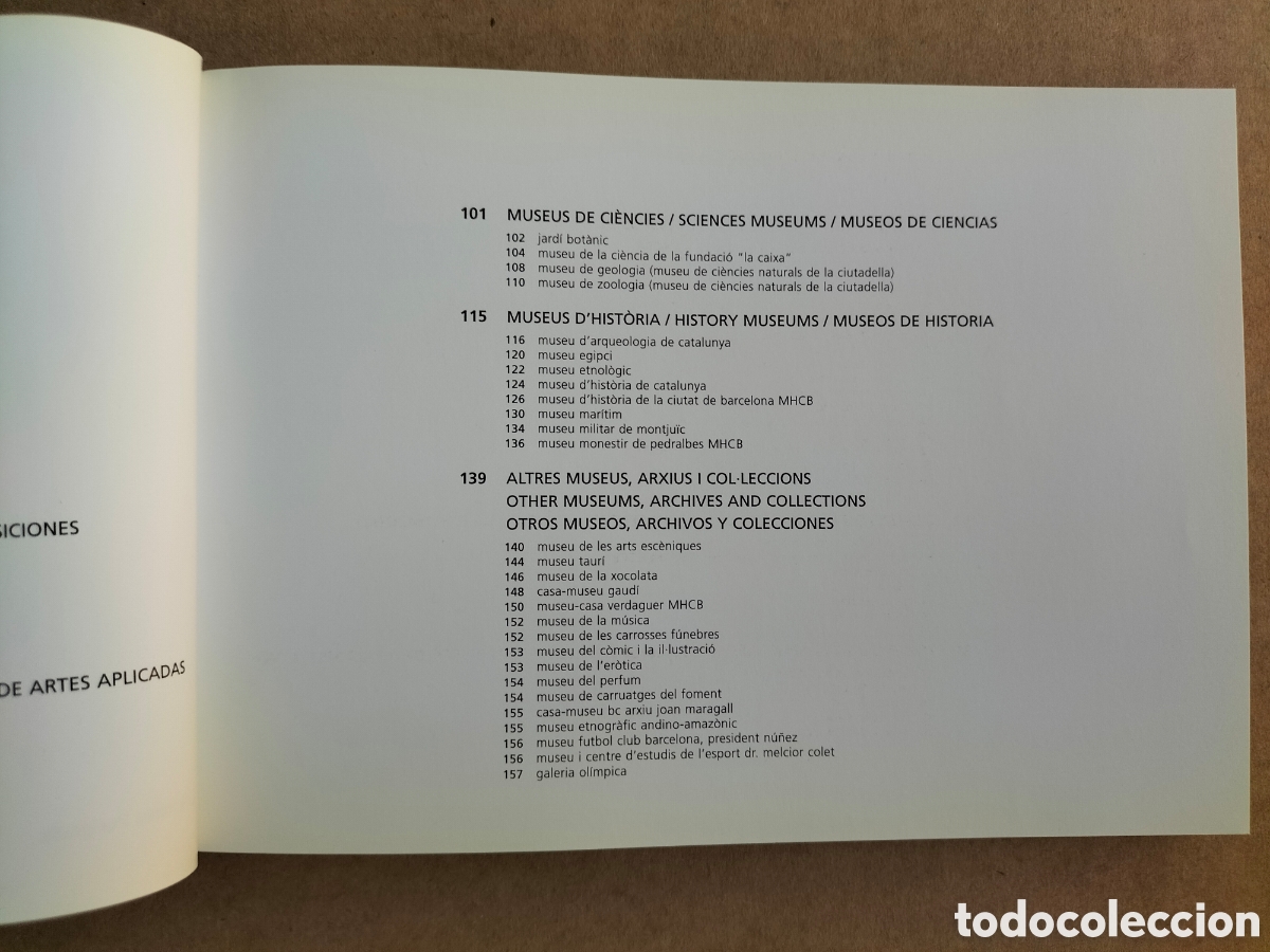 Libros de segunda mano: Gu&iacute;a de museus de Barcelona. Museums guide. Gu&iacute;a de museos. Ediciones pol&iacute;grafa, 2003 - Foto 4