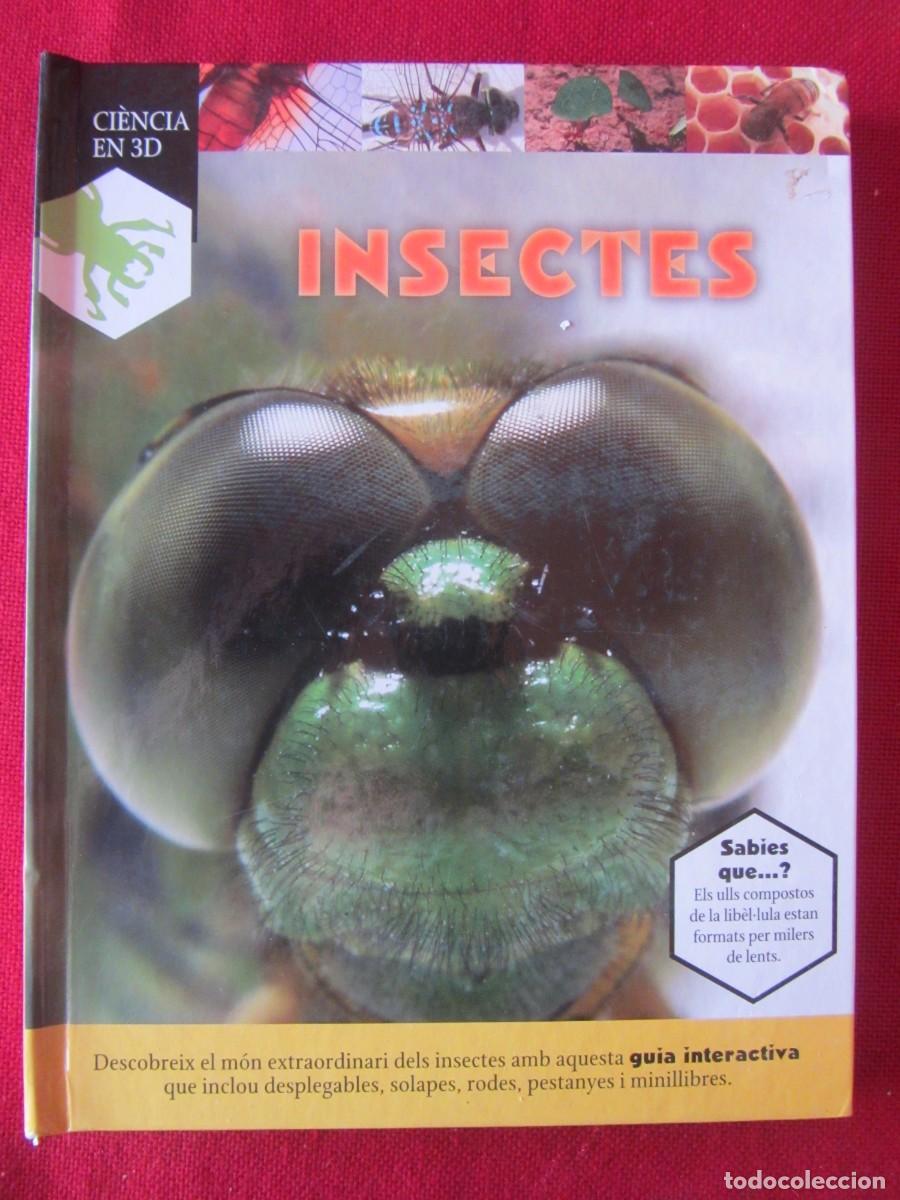Libros de segunda mano: INSECTES. CI&Egrave;NCIA EN 3D. ED. COMBEL. 2010. HOJAS DESPLEGABLES