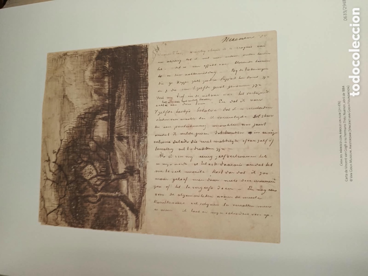 Libros de segunda mano: MON CHER THEO. VANG GOGH. ESTUCHE Y LIBRO - Foto 3