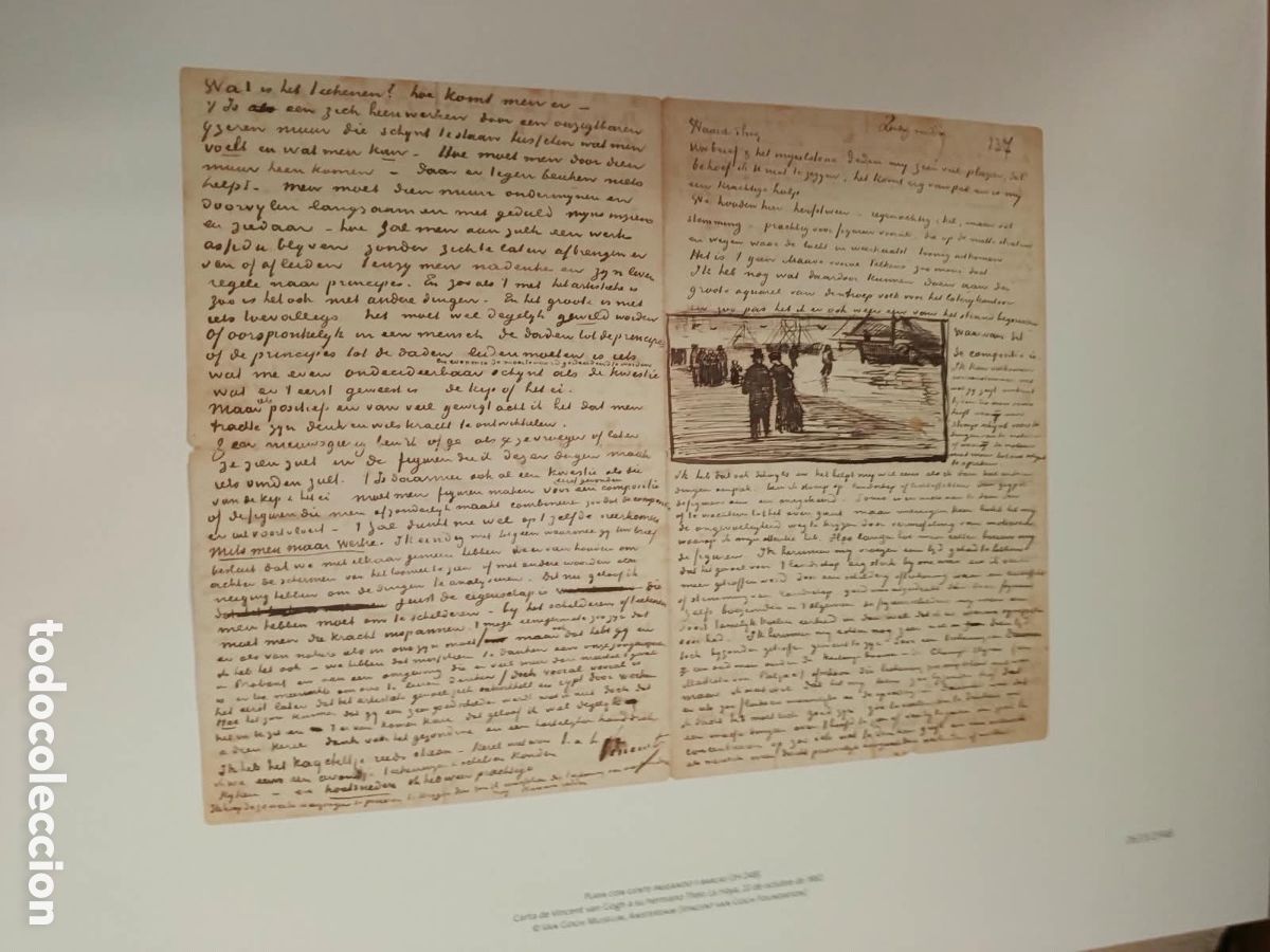 Libros de segunda mano: MON CHER THEO. VANG GOGH. ESTUCHE Y LIBRO - Foto 4