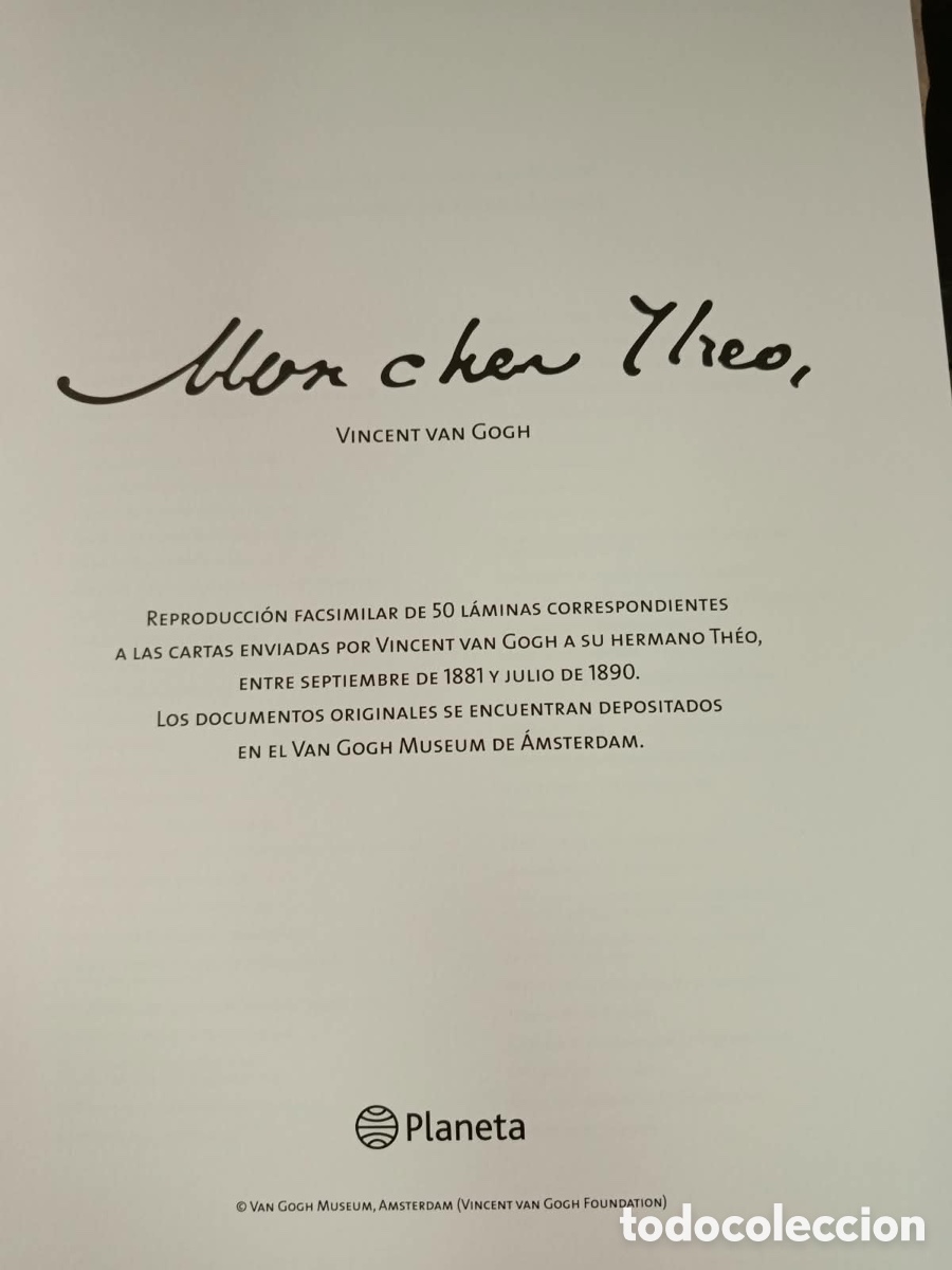 Libros de segunda mano: MON CHER THEO. VANG GOGH. ESTUCHE Y LIBRO - Foto 6