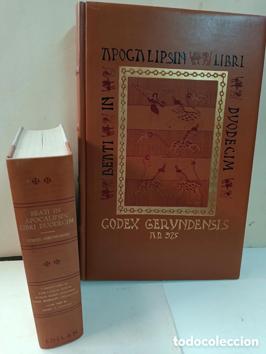 Libros de segunda mano: apocalipsis del Beato de Li&eacute;bana. Edici&oacute;n facs&iacute;mil del c&oacute;dice de Gerona. - Foto 3