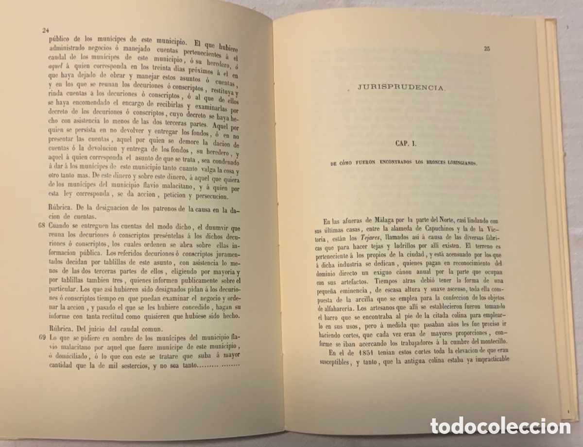 Libros de segunda mano: Lex Flavia Malacitana. Rodr&iacute;guez de Berlanga. 1969 - Foto 4