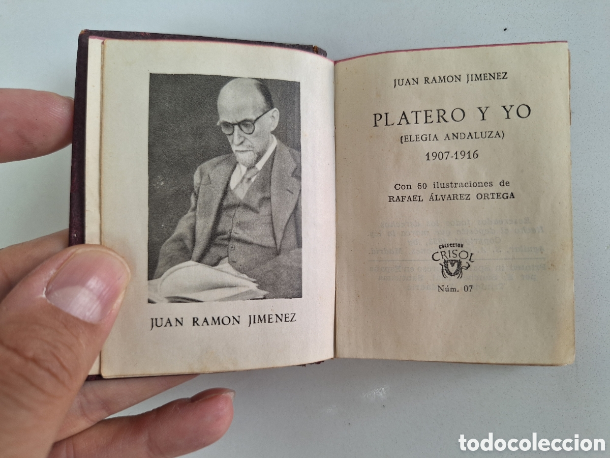 Libros de segunda mano: Crisolin Platero y yo, Juan Ramon Jimenez - Foto 2