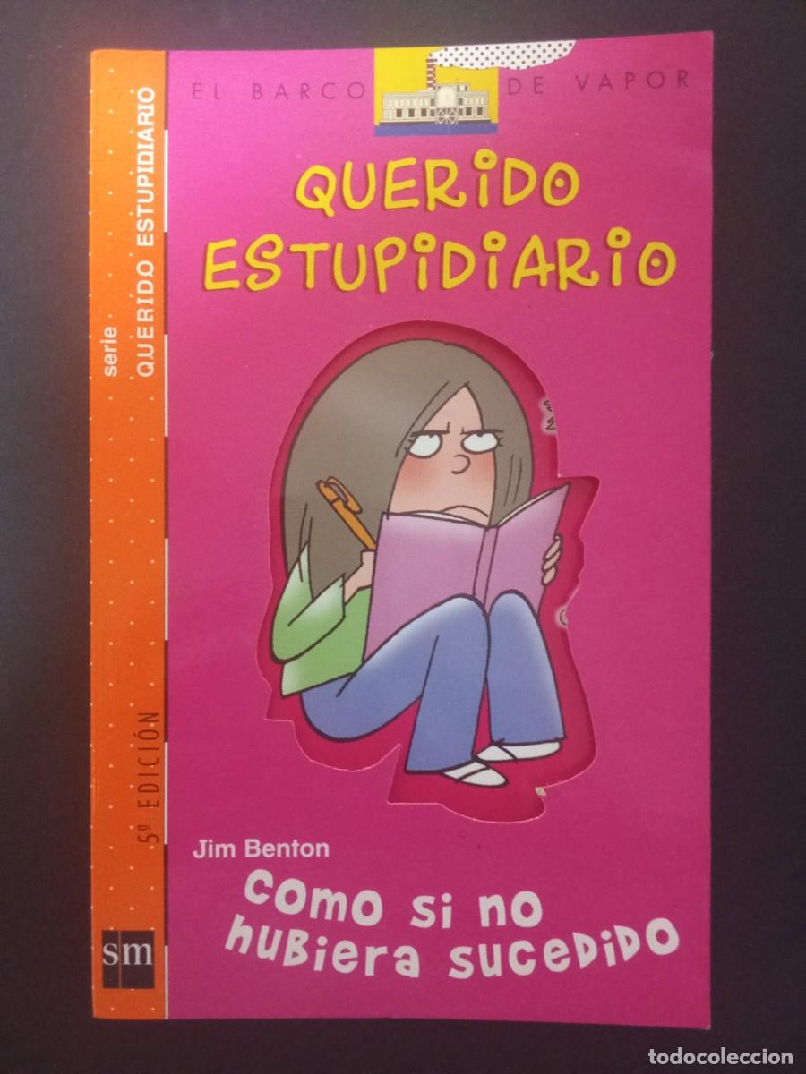 Libros de segunda mano: JIM BENTON.- Querido estupidiario. Como si no hubiera sucedido. Ediciones SM (2009). 18 cm. 107 p&aacute;gi