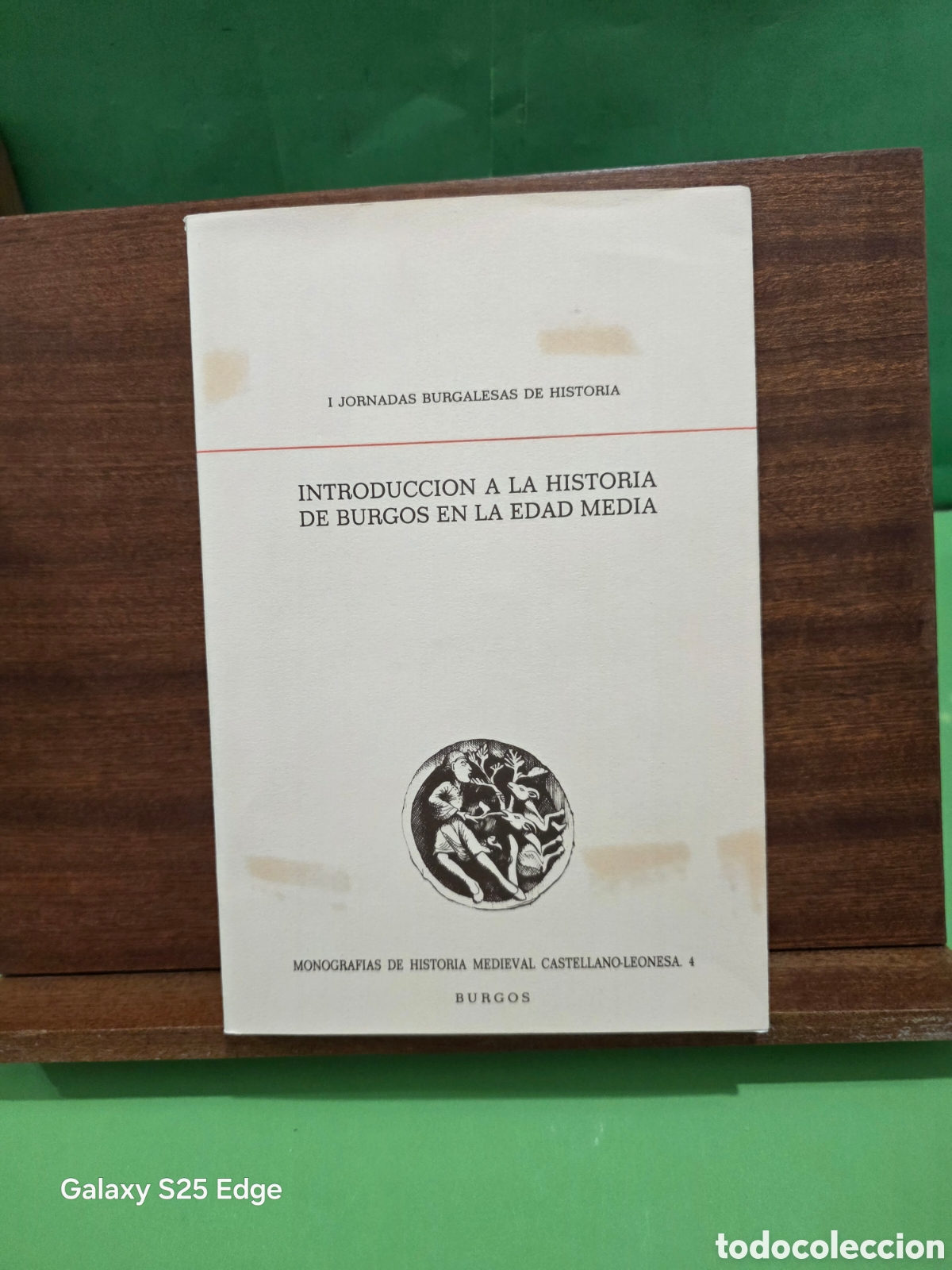 Libros de segunda mano: &rdquo;&rdquo;INTRODUCCION A LA HISTORIA DE BURGOS EN LA EDAD MEDIA&rdquo;&rdquo;...MONOGRAFIAS DE HISTORIA...4...1989...