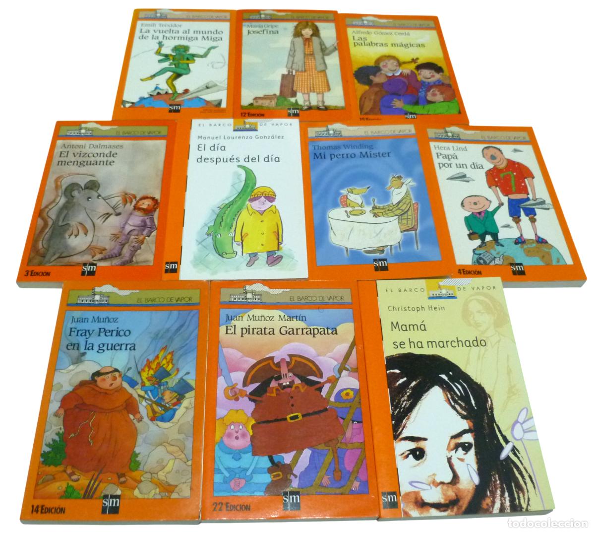 Libros de segunda mano: Lote de libros Colecci&oacute;n El Barco de Vapor. A partir de 9 a&ntilde;os.