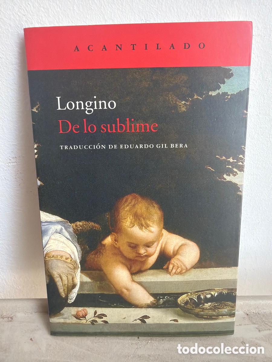 Libros de segunda mano: Longino - De lo sublime - Acantilado Editorial