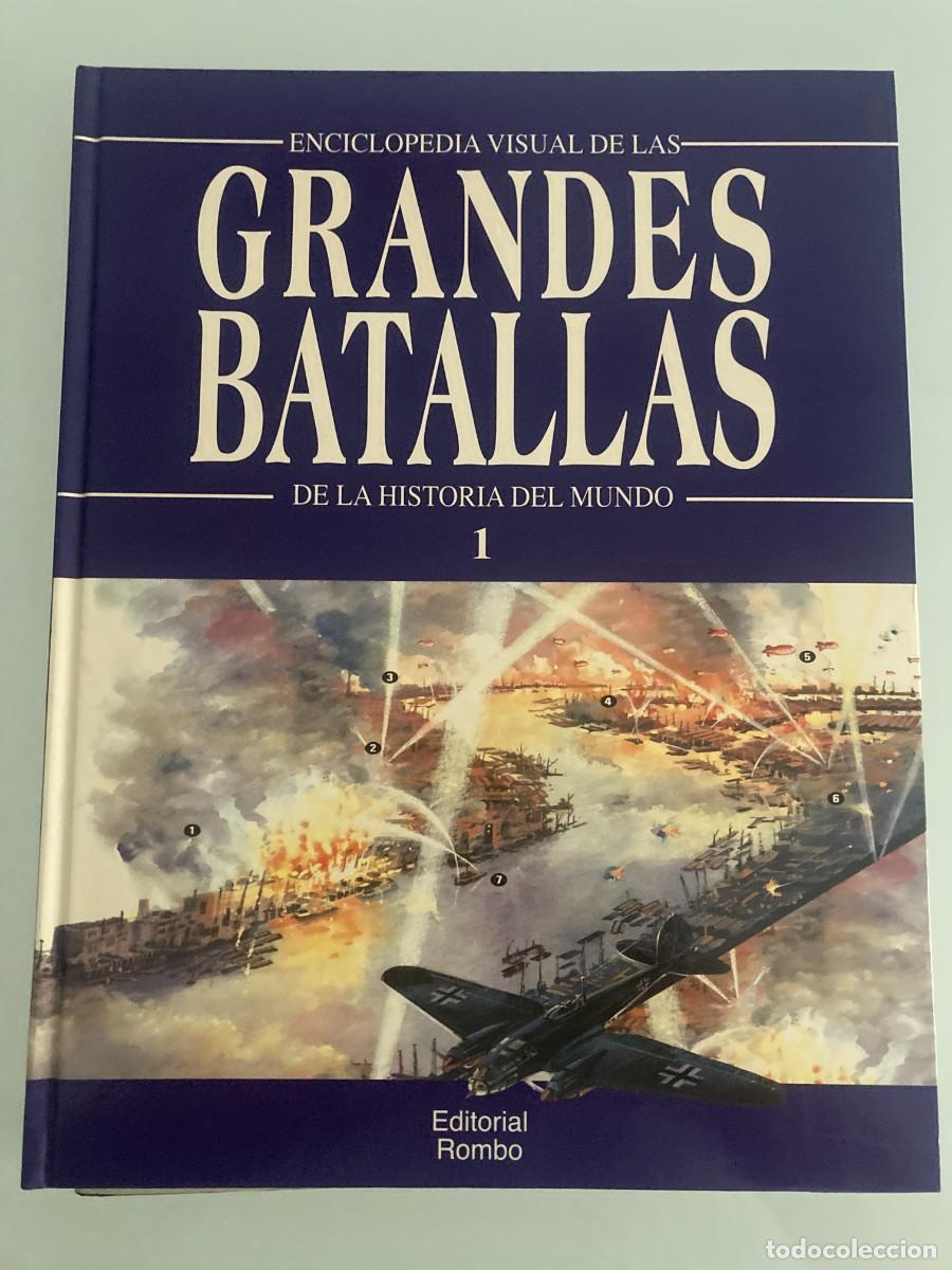 Libros de segunda mano: ENCICLOPEDIA VISUAL DE LAS GRANDES BATALLAS DE LA HISTORIA DEL MUINDO, TOMO 1, EDITORIAL ROMBO