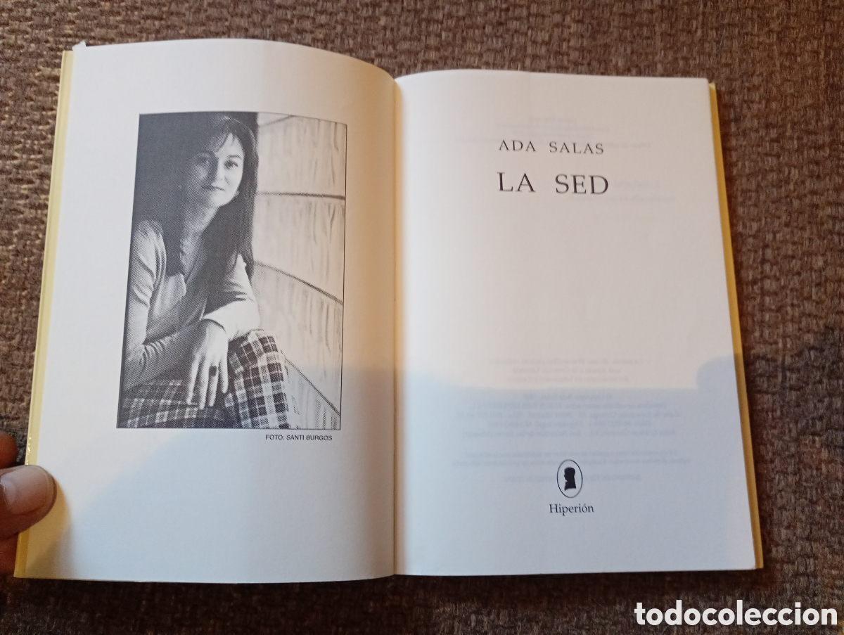 Libros de segunda mano: La Sed de Ada Salas libro poes&iacute;a Hiperion - Foto 3