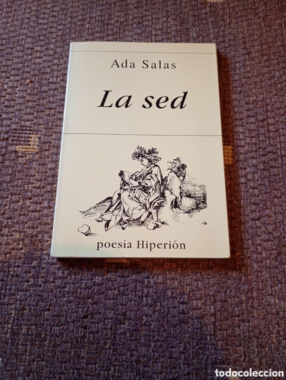 Libros de segunda mano: La Sed de Ada Salas libro poes&iacute;a Hiperion