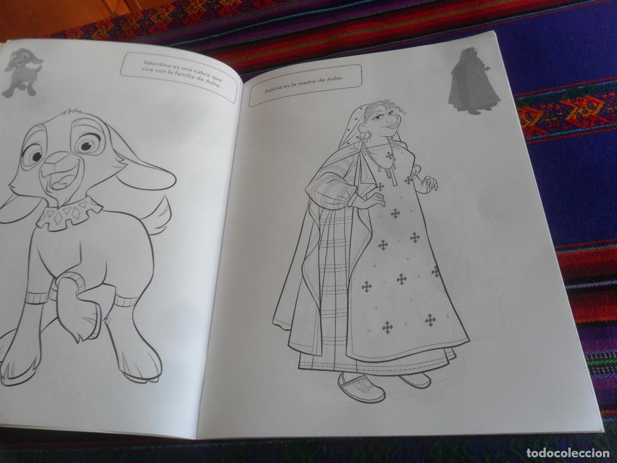Libros de segunda mano: SIN USO, DISNEY WISH EL PODER DE LOS DESEOS LIBRO DE PEGATINAS Y SUPER COLOR. LIBROS DISNEY 2023. - Foto 4