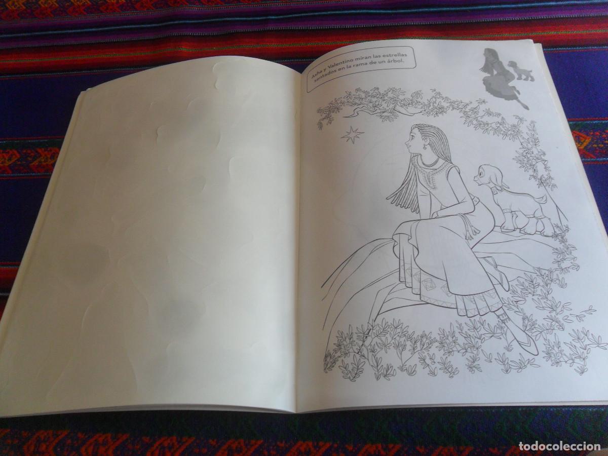 Libros de segunda mano: SIN USO, DISNEY WISH EL PODER DE LOS DESEOS LIBRO DE PEGATINAS Y SUPER COLOR. LIBROS DISNEY 2023. - Foto 7