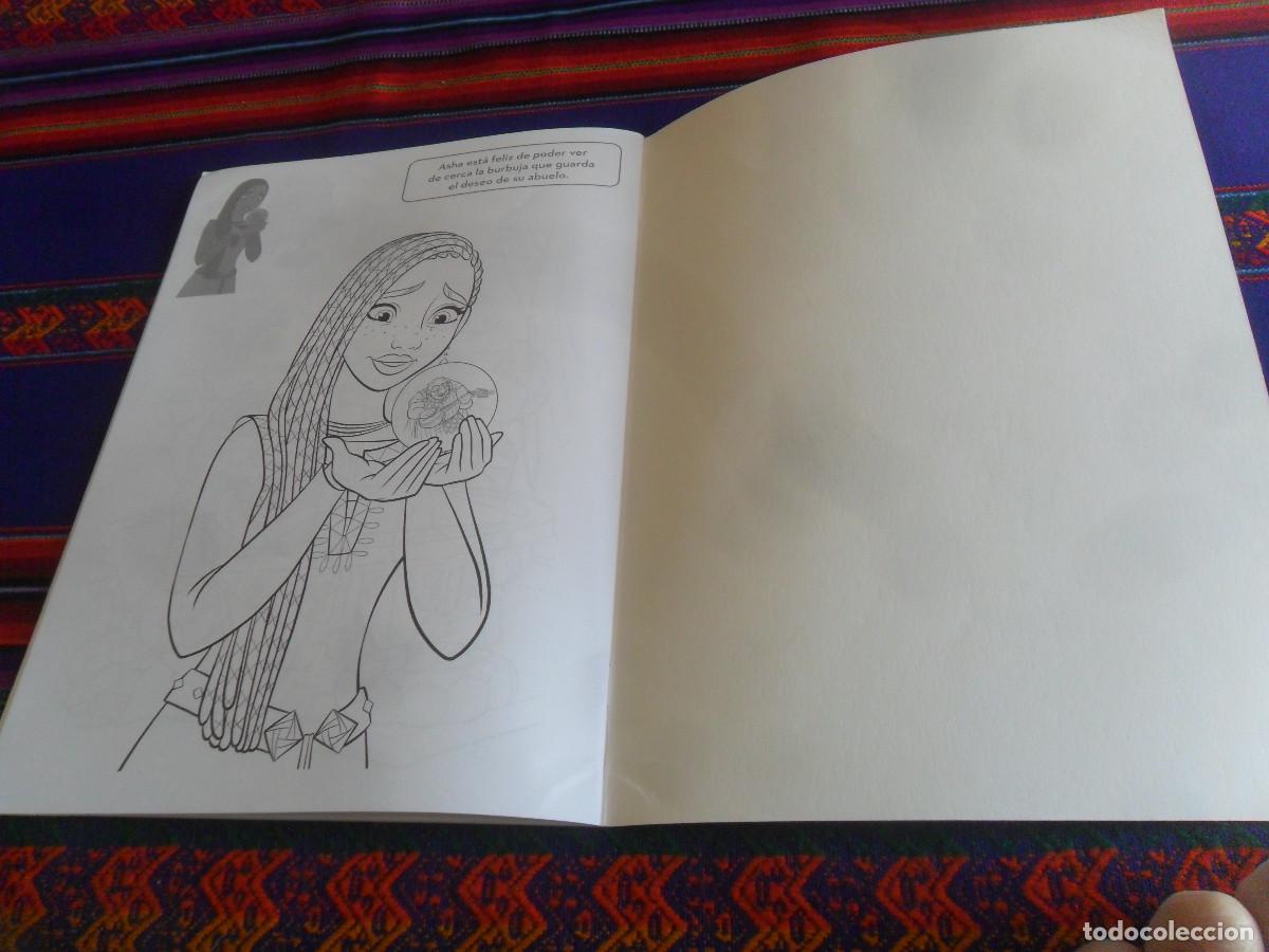Libros de segunda mano: SIN USO, DISNEY WISH EL PODER DE LOS DESEOS LIBRO DE PEGATINAS Y SUPER COLOR. LIBROS DISNEY 2023. - Foto 8