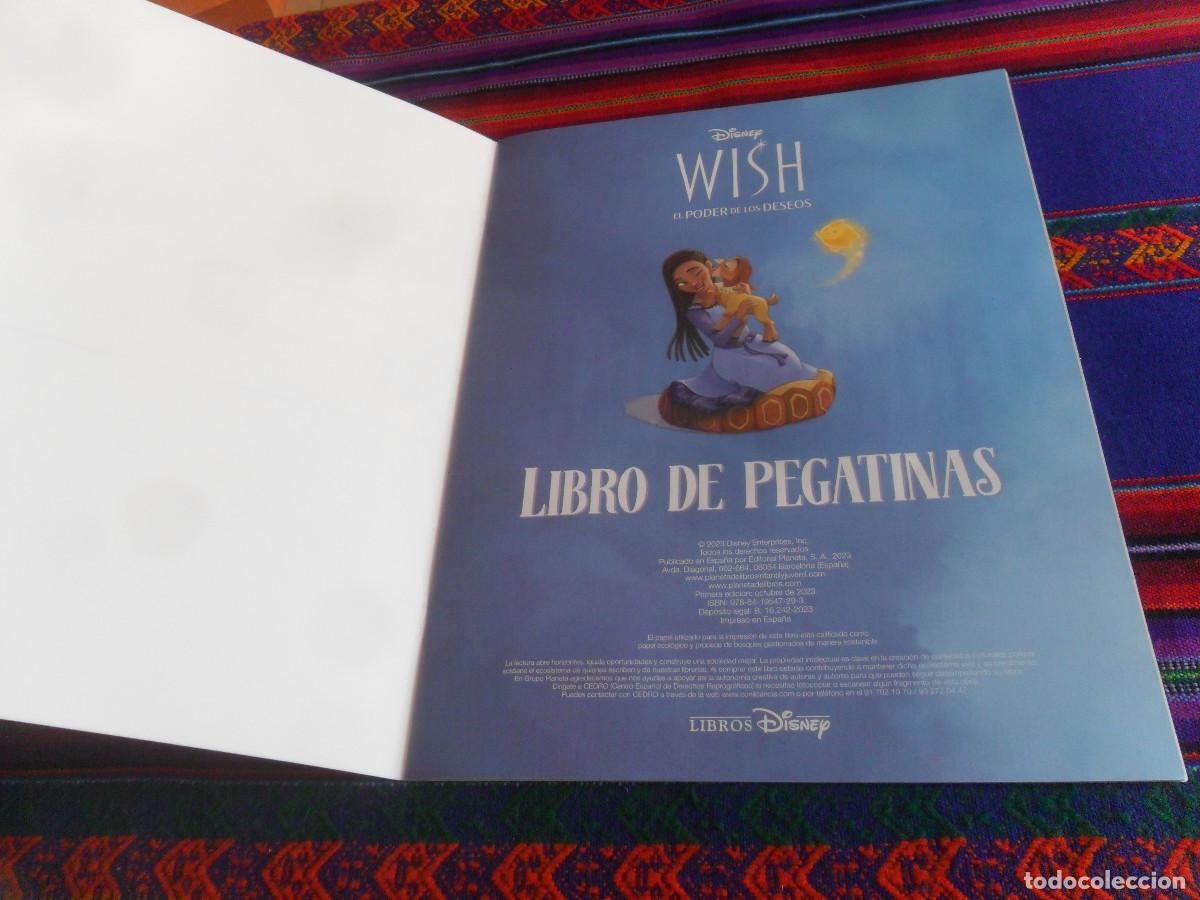 Libros de segunda mano: SIN USO, DISNEY WISH EL PODER DE LOS DESEOS LIBRO DE PEGATINAS Y SUPER COLOR. LIBROS DISNEY 2023. - Foto 9