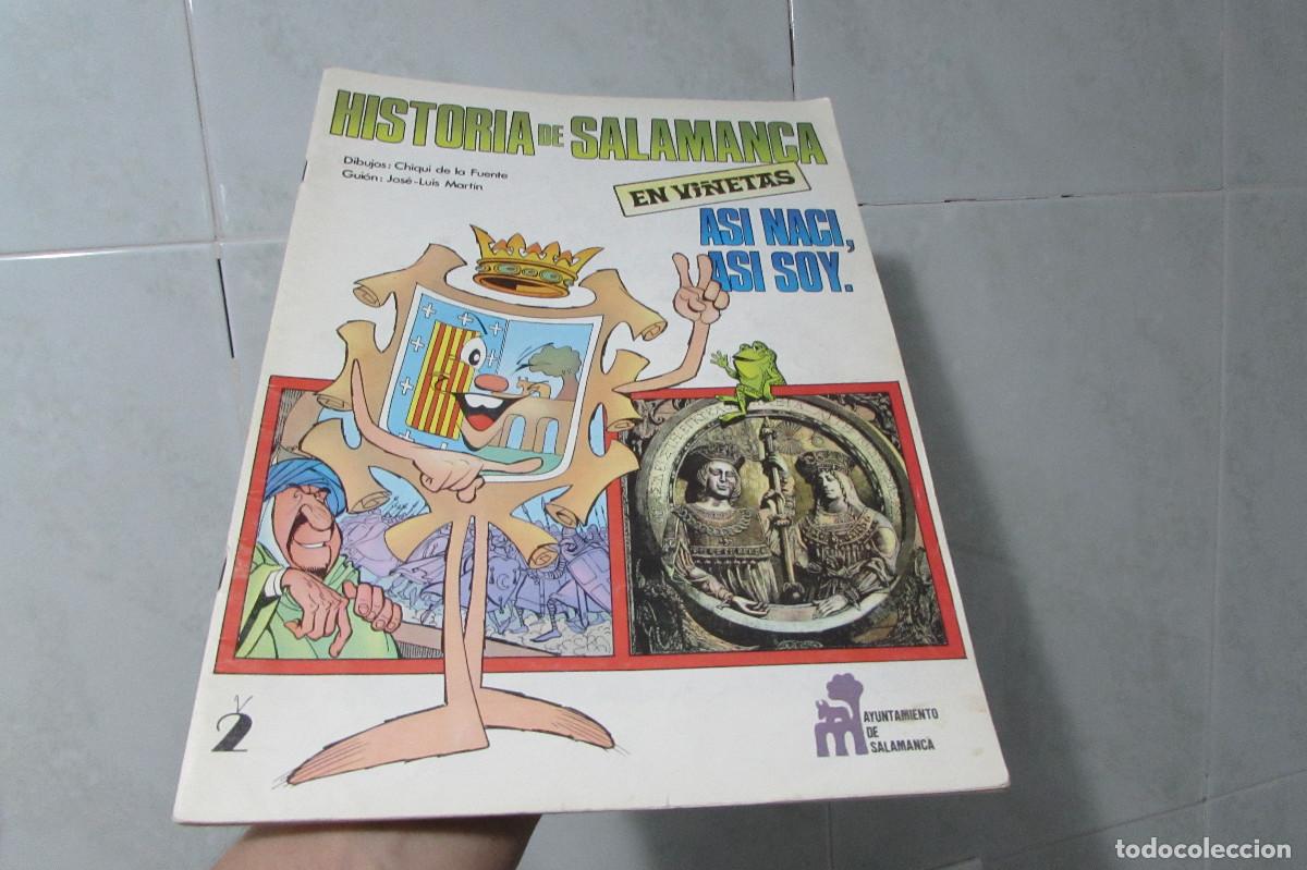Libros de segunda mano: HISTORIA DE SALAMANCA EN VI&Ntilde;ETAS 2 GUION JOSE LUIS MARTIN,DIBUJOS CHIQUI DE LA FUENTE