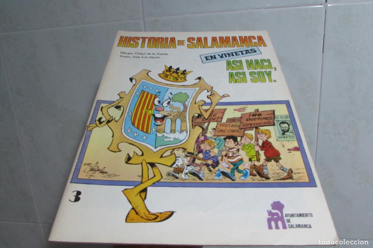 Libros de segunda mano: HISTORIA DE SALAMANCA EN VI&Ntilde;ETAS 2 GUION JOSE LUIS MARTIN,DIBUJOS CHIQUI DE LA FUENTE