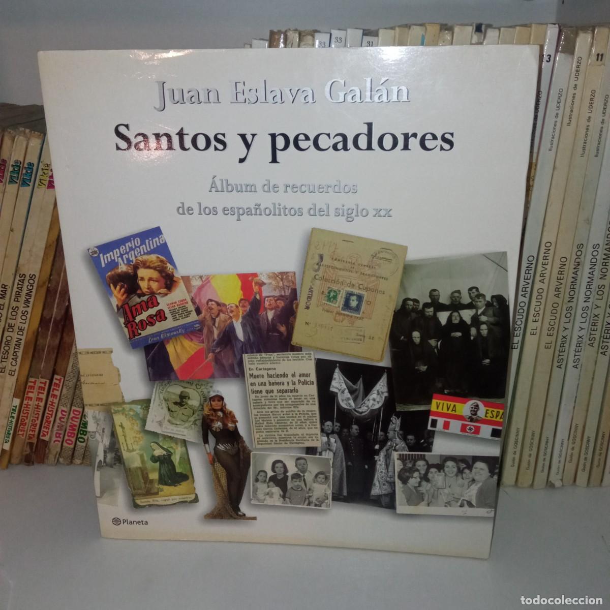 Libros de segunda mano: Santos y pecadores &ndash; Juan Eslava Gal&aacute;n - Foto 2