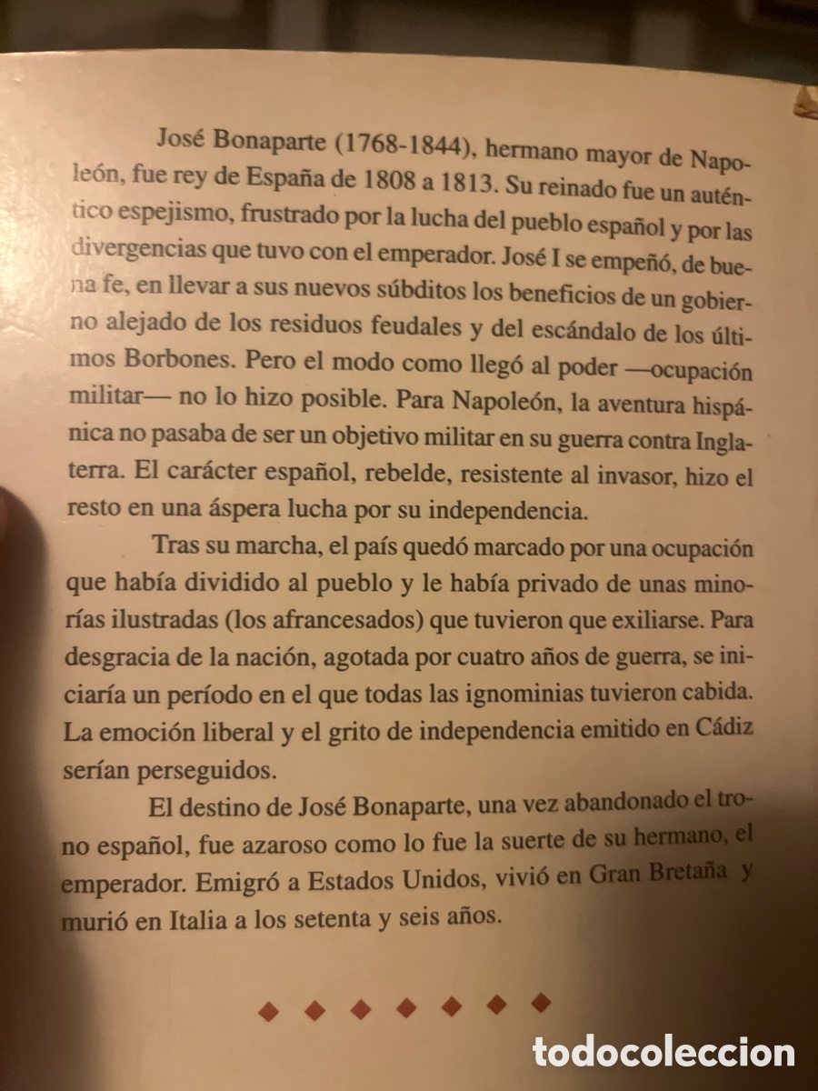 Libros de segunda mano: LA VIDA Y LA EPOCA DE JOSE BONAPARTE. RAFAEL ABELLA - Foto 2