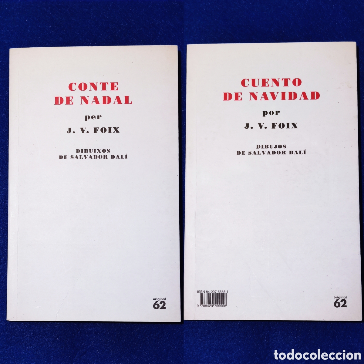 Libros de segunda mano: Conte de Nadal - Cuento de Navidad, J.V. Foix, Edicions 62, 2004
