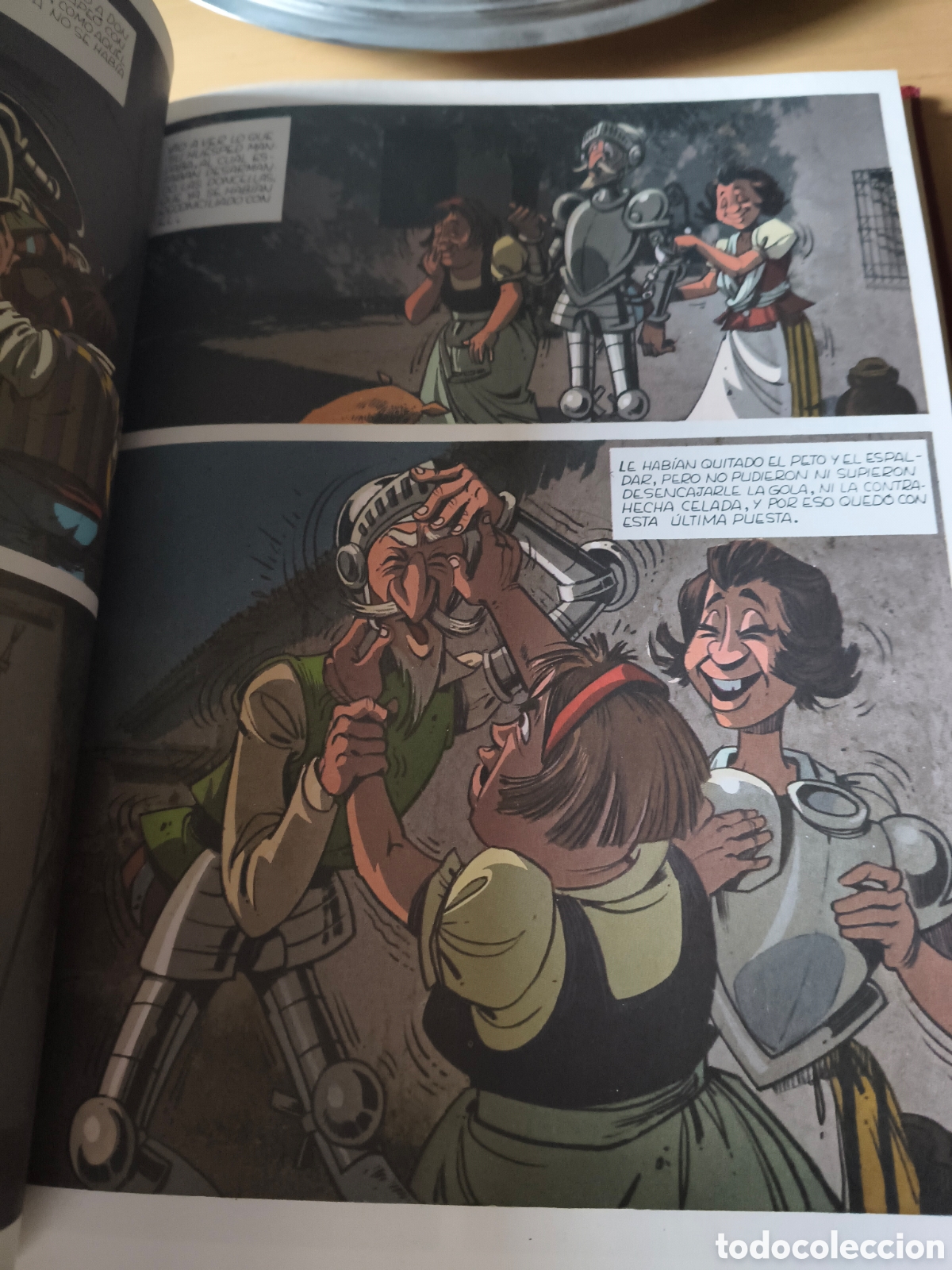 Libros de segunda mano: Don Quijote de la Macha. Ilustraci&oacute;n tipo comic 1982 - Foto 3