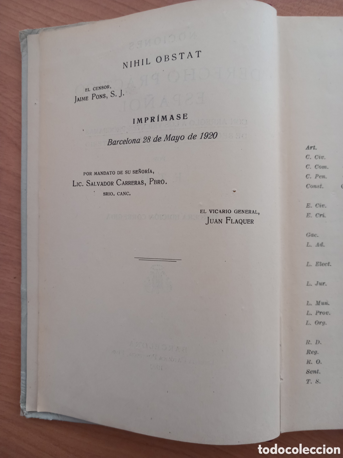 Libros de segunda mano: Nociones de derecho practico espa&ntilde;ol, 1920 - Foto 2