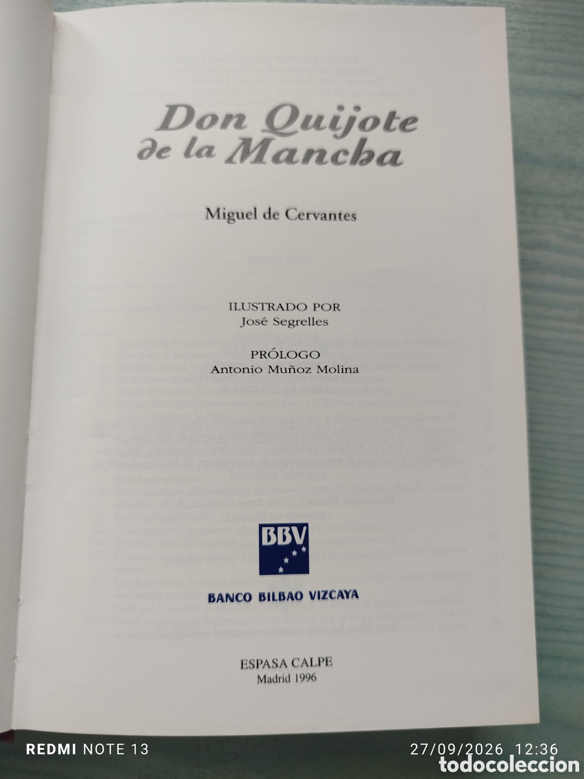 Libros de segunda mano: Don quijote de la mancha 1996 - Foto 4