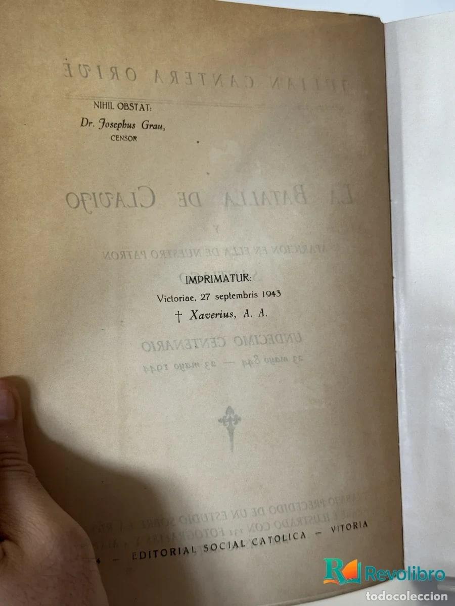 Libros de segunda mano: La Batalla de Clavijo - Juli&aacute;n Cantera Orice - Foto 2
