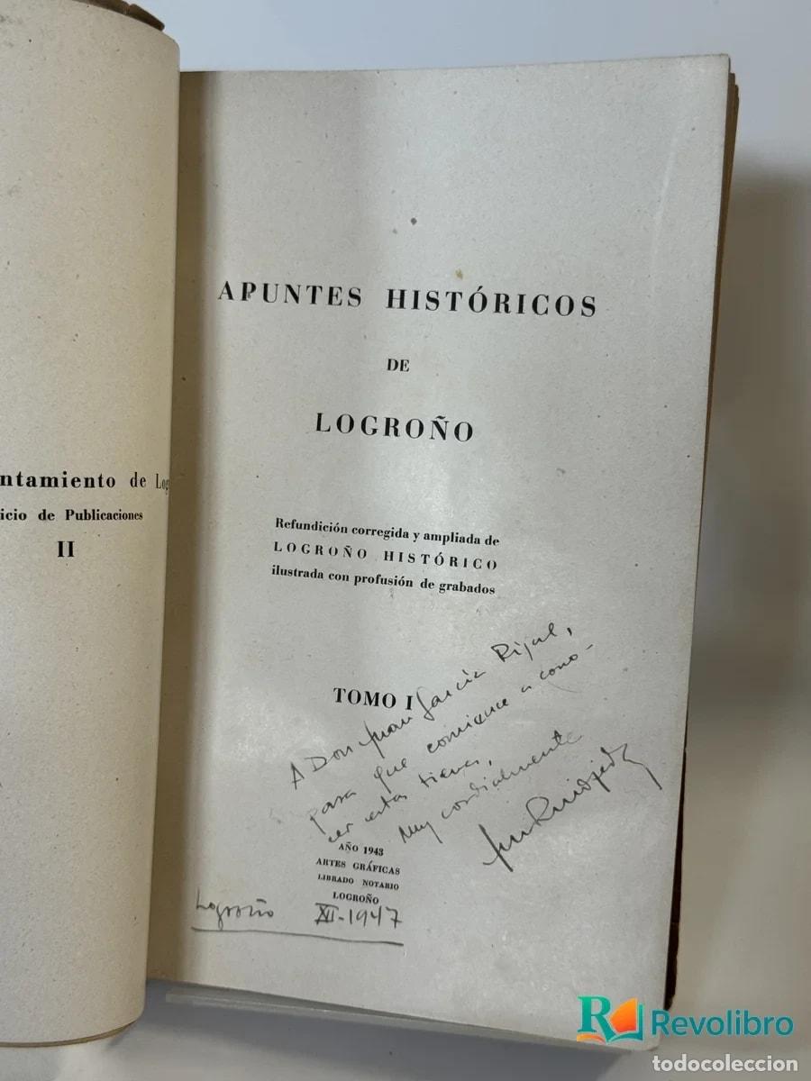 Libros de segunda mano: Apuntes Hist&oacute;ricos de Logro&ntilde;o - no disponible - Foto 2